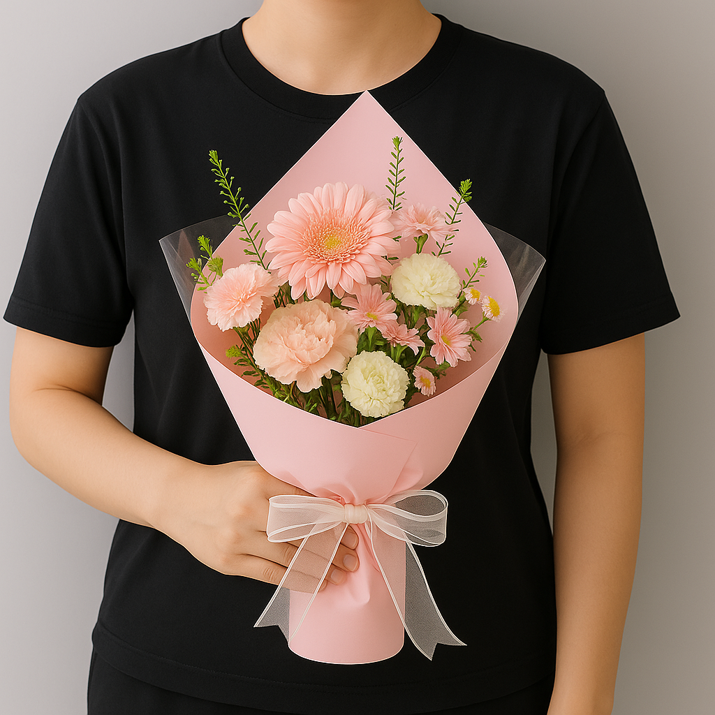 [S] BÓ HOA ĐỒNG GIÁ size S dáng ốc quế  (Chỉ chốt màu, Không Chọn Hoa)-duoc-ban-tai-Tiệm Dii
