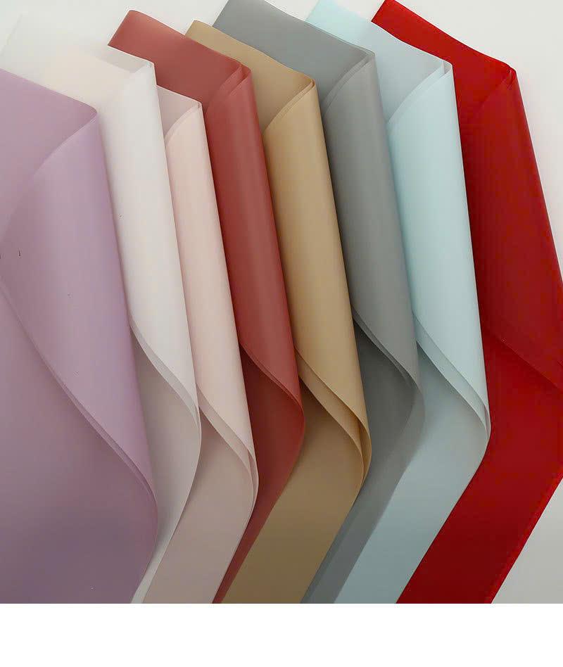 Giấy gói hoa hiện đại trơn đục màu pastel hiện đại size 58x58 không thấm nước-duoc-ban-tai-Tiệm Dii