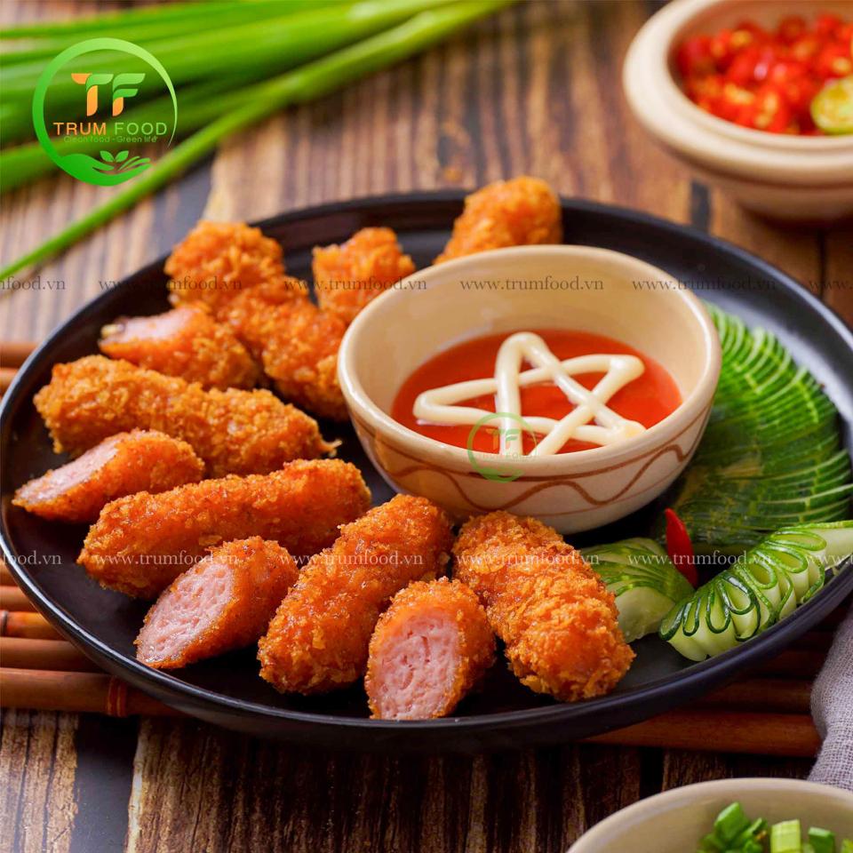 (gọi thêm, ăn vặt) NEM CHUA rán-duoc-ban-tai-bún đậu Nhà Cốm