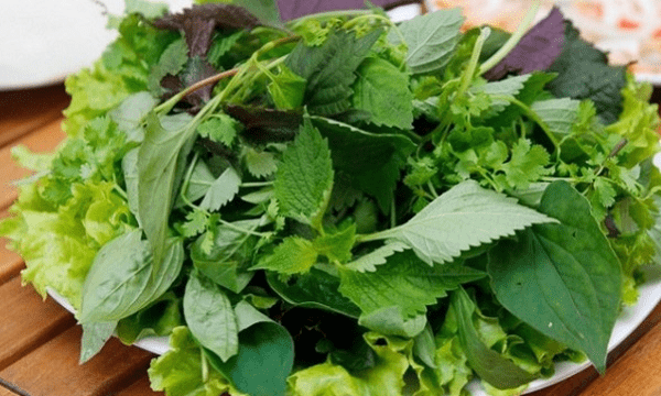 (gọi thêm) rau-duoc-ban-tai-bún đậu Nhà Cốm