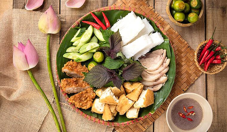 (1 người) bún đậu mắm tôm-duoc-ban-tai-bún đậu Nhà Cốm