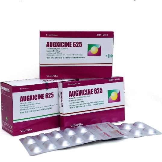 Augxicine 625mg ( 60 viên/Hộp )-duoc-ban-tai-MT PHARMACEUTICAL