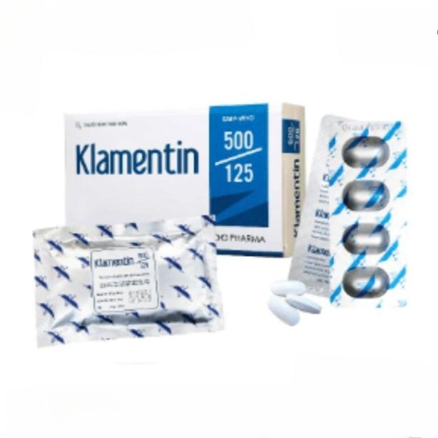 Klamentin 500/125 ( 12 Viên/Hộp )-duoc-ban-tai-MT PHARMACEUTICAL