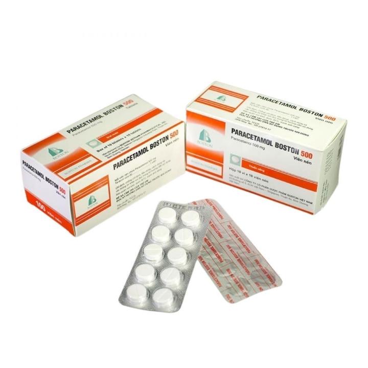 Paracetamol 500 Boston ( 100 viên/Hộp )-duoc-ban-tai-MT PHARMACEUTICAL