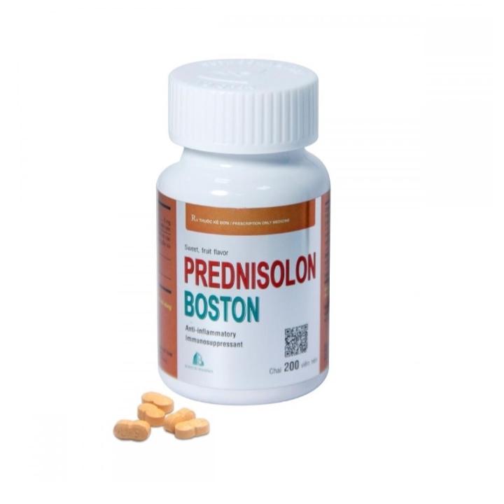 Prednisolon 5mg Cam ngọt ( 200 viên/Chai )-duoc-ban-tai-MT PHARMACEUTICAL