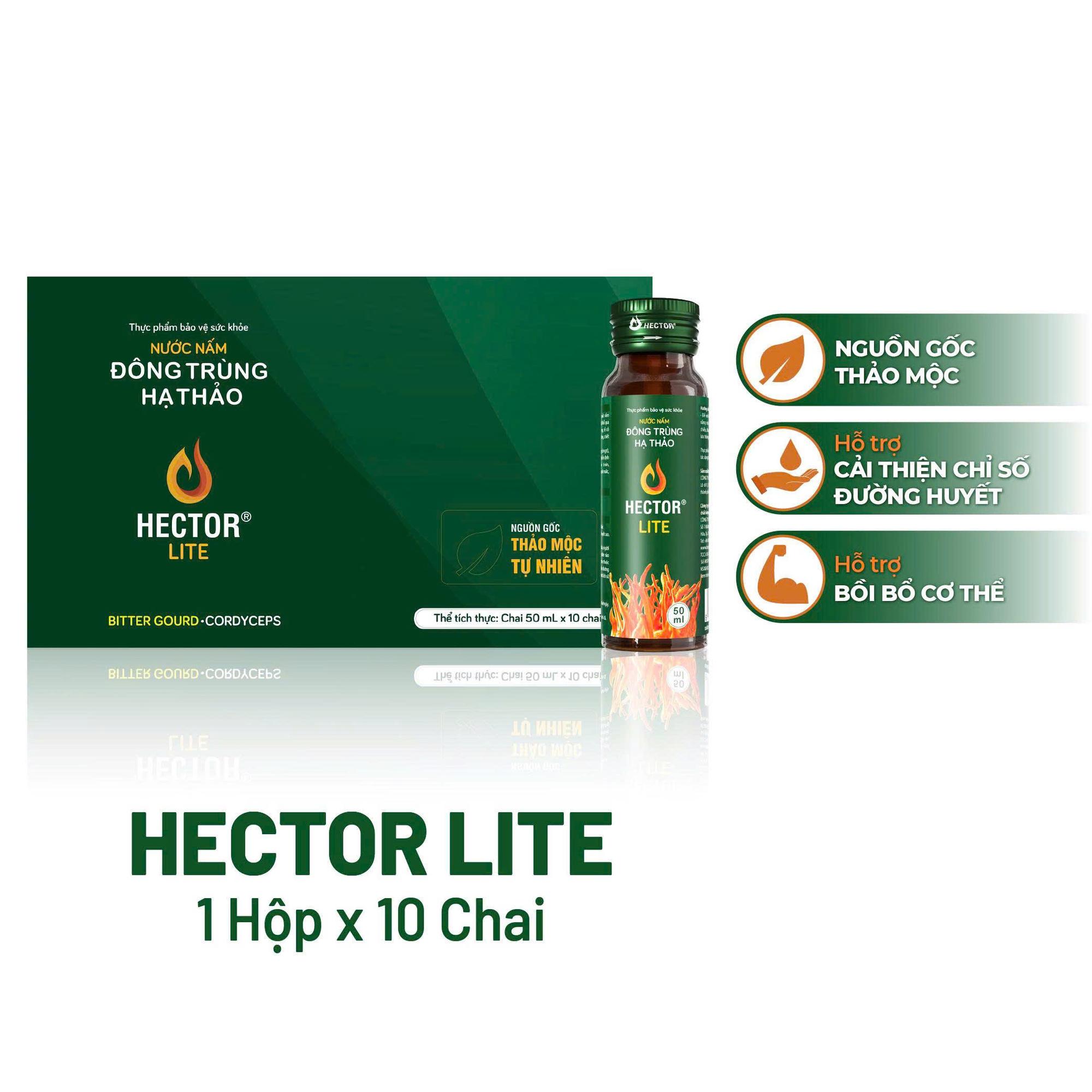 Nước nấm ĐTHT Hector Lite cho người tiểu đường-duoc-ban-tai-Công ty TNHH Hàng Việt Phố
