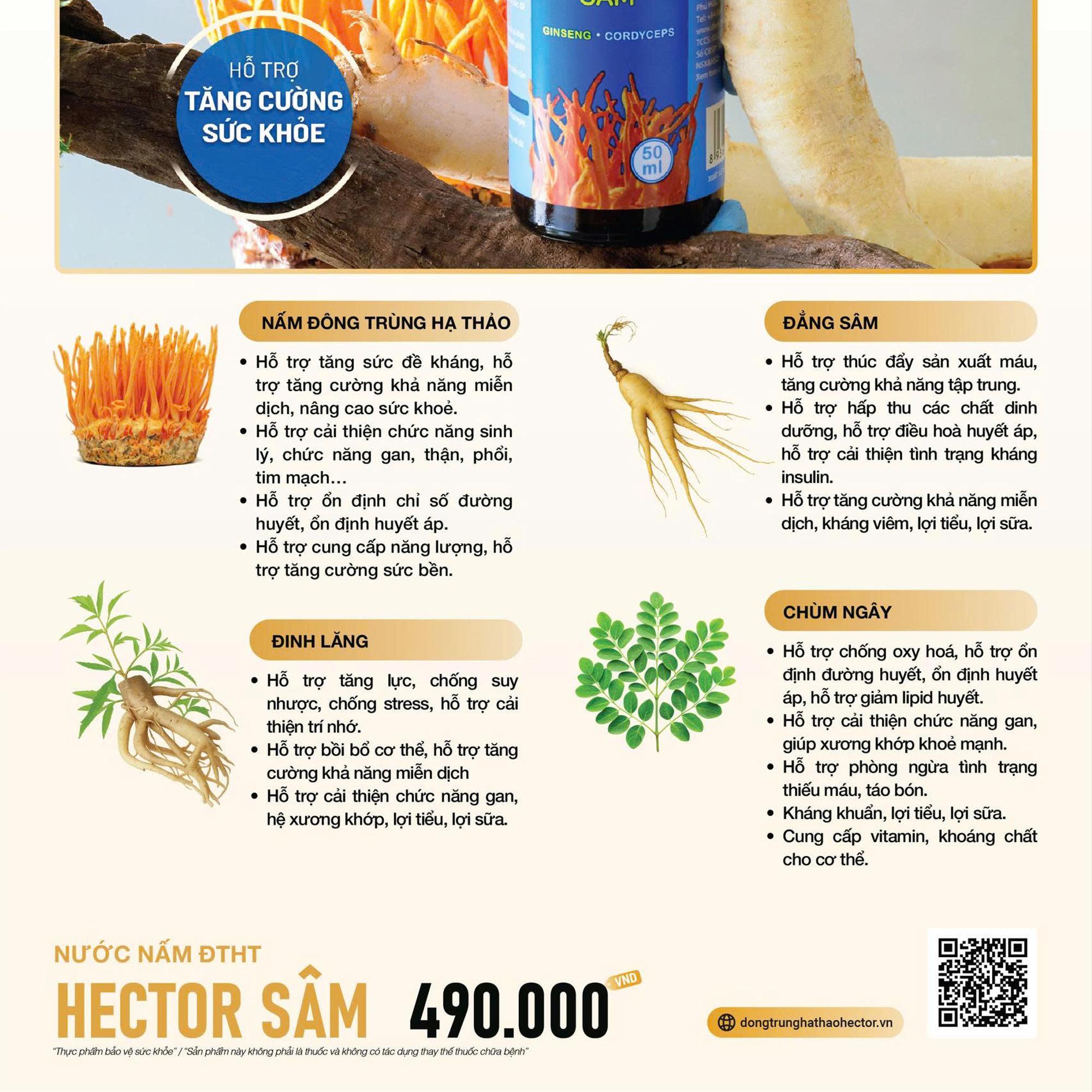 Nước nấm ĐTHT Hector sâm-duoc-ban-tai-Công ty TNHH Hàng Việt Phố