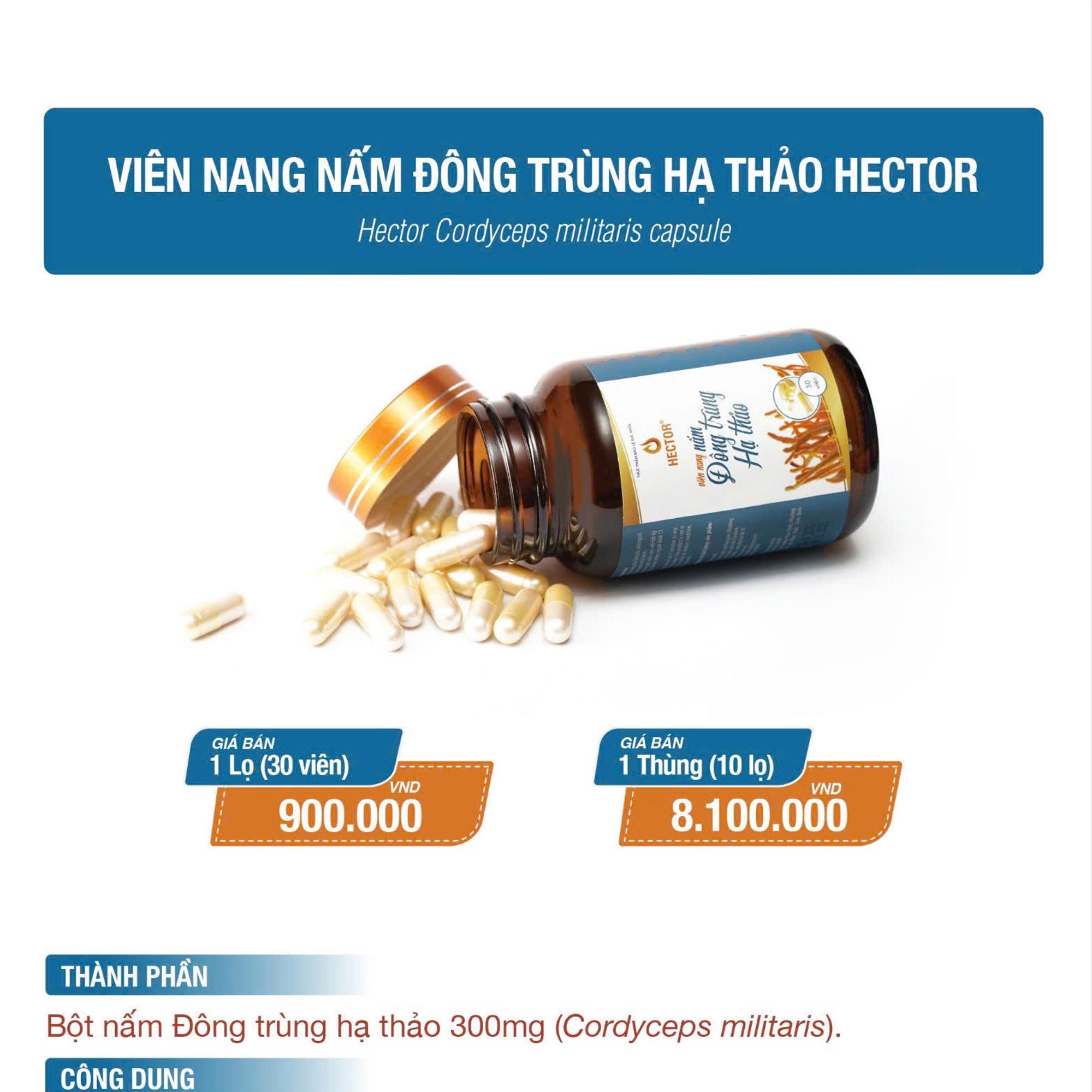Viên nang ĐTHT Hector (lọ 30 viên)-duoc-ban-tai-Công ty TNHH Hàng Việt Phố