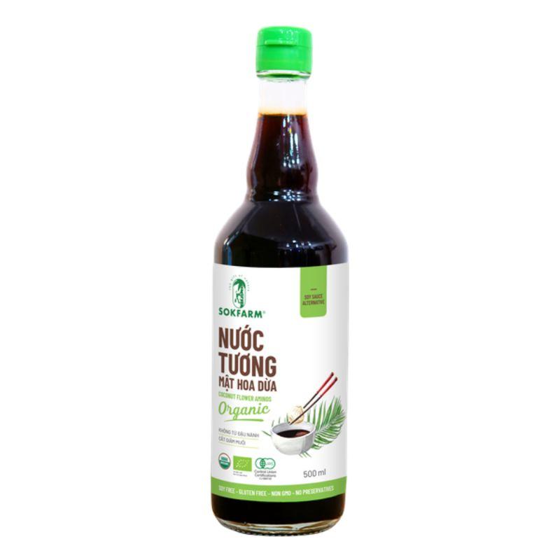Nước tương mật hoa dừa organic Sokfarm - Dòng ít muối-duoc-ban-tai-Công ty TNHH Hàng Việt Phố