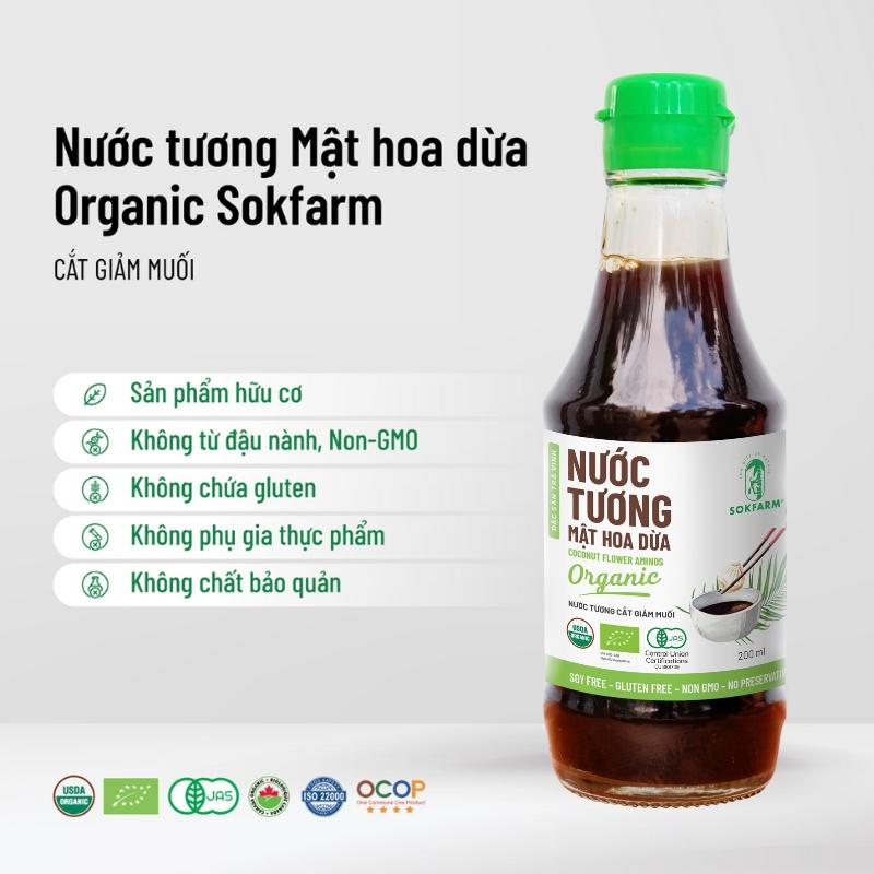 Nước tương mật hoa dừa organic Sokfarm - Dòng ít muối-duoc-ban-tai-Công ty TNHH Hàng Việt Phố