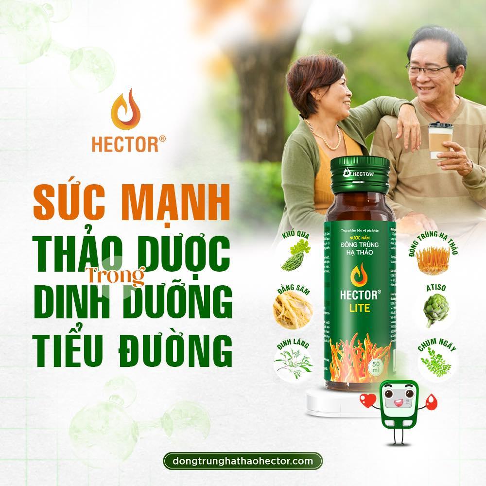 Nước nấm ĐTHT Hector Lite cho người tiểu đường-duoc-ban-tai-Công ty TNHH Hàng Việt Phố