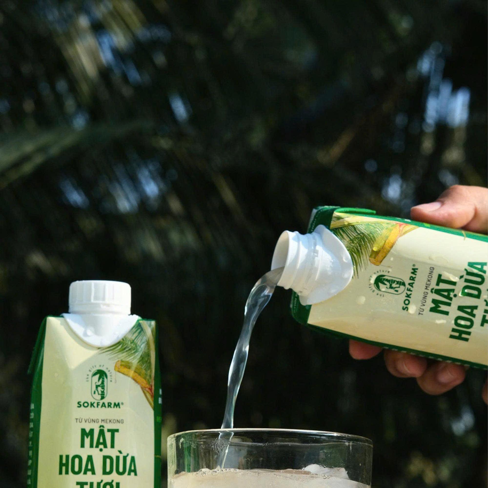 Nước mật hoa dừa uống tiệt trùng Sokfarm-duoc-ban-tai-Công ty TNHH Hàng Việt Phố