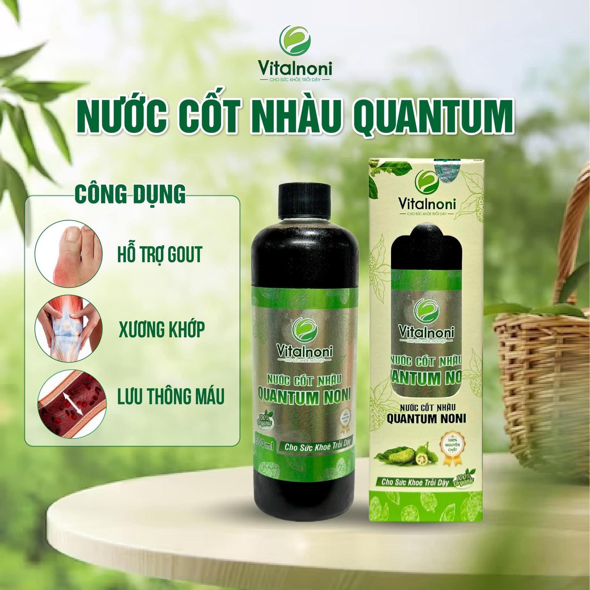 Nước Cốt Nhàu Quantum (Nguyên chất) 500ml-duoc-ban-tai-Vital Noni