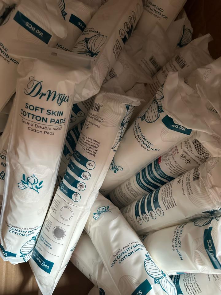Bông tẩy Trang DRIJU tròn 160 chiếc-duoc-ban-tai-DPHTPharma