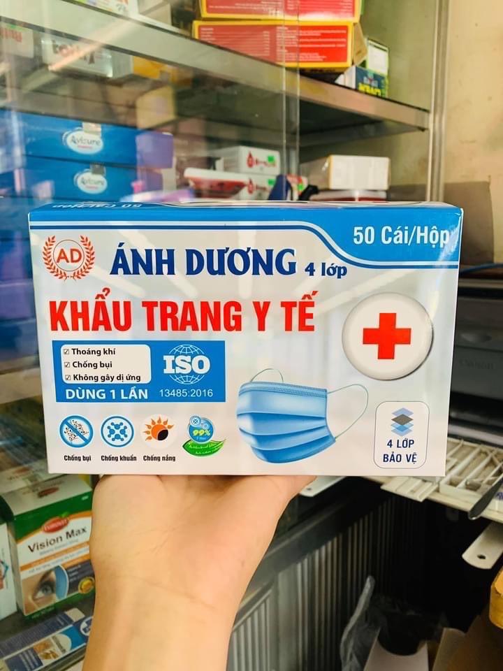 Khẩu trang y tế AD Xám 50c/hộp-duoc-ban-tai-DPHTPharma