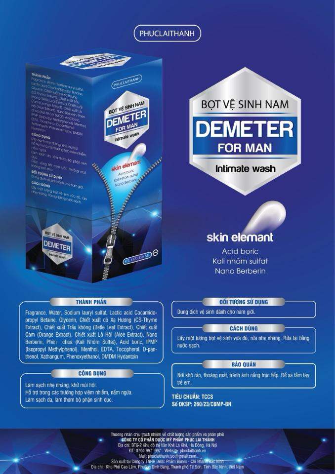 Bọt vệ sinh Demeter for man 150ml-duoc-ban-tai-Tiệm thuốc giá sỉ