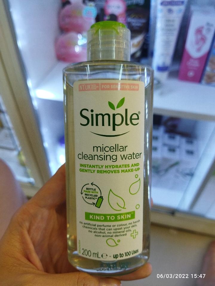 Nước tẩy trang Simple 200ml-duoc-ban-tai-Thư Cosmetic