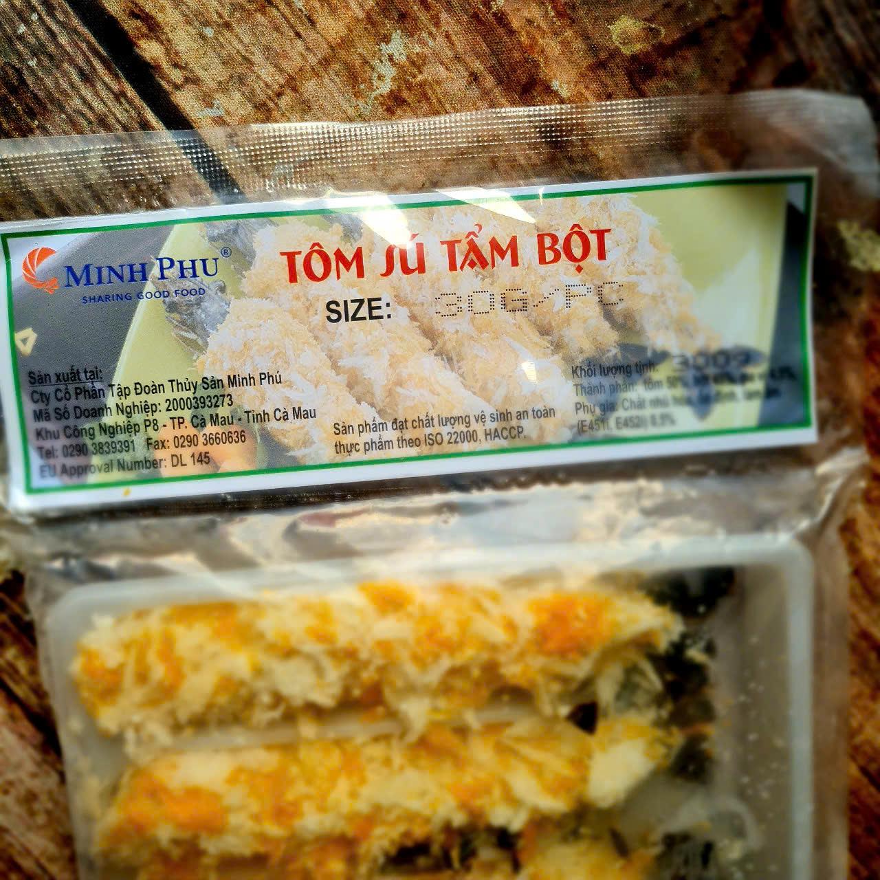 Tôm sú tẩm bột 10 con/khay 300gr-duoc-ban-tai-Tôm Ngon
