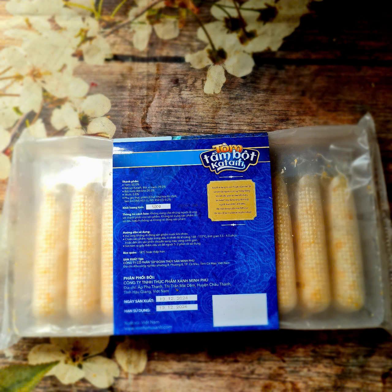 Tôm tẩm sợi Kataifi 10 con/khay 500g-duoc-ban-tai-Tôm Ngon