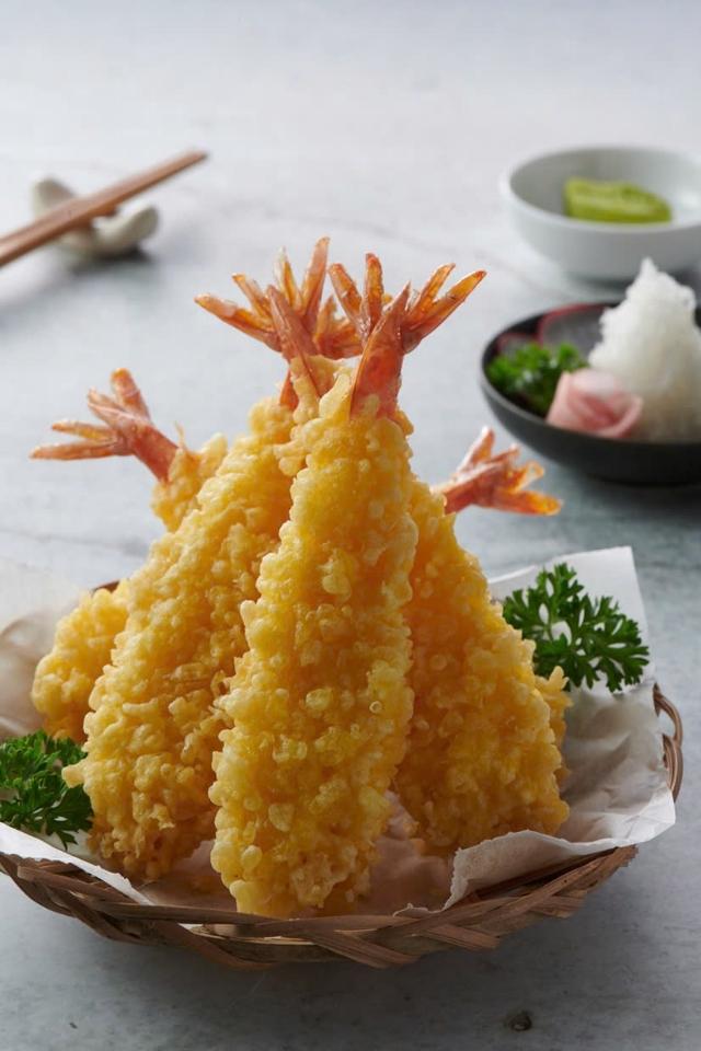 Tôm thẻ Tempura 10 con/khay 210gr-duoc-ban-tai-Tôm Ngon