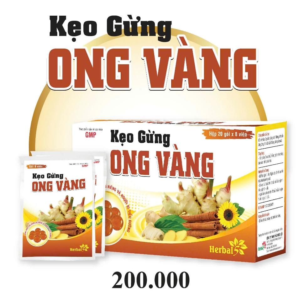 Kẹo gừng Ong Vàng-duoc-ban-tai-Công Ty TNHH Dược Nhất Phàm