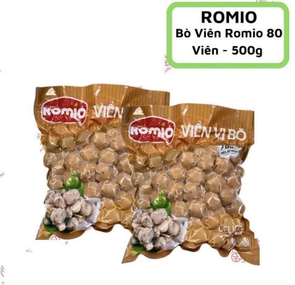 Bò viên Romio (80 viên/kg)-duoc-ban-tai-CẢM ƠN QUÝ KHÁCH