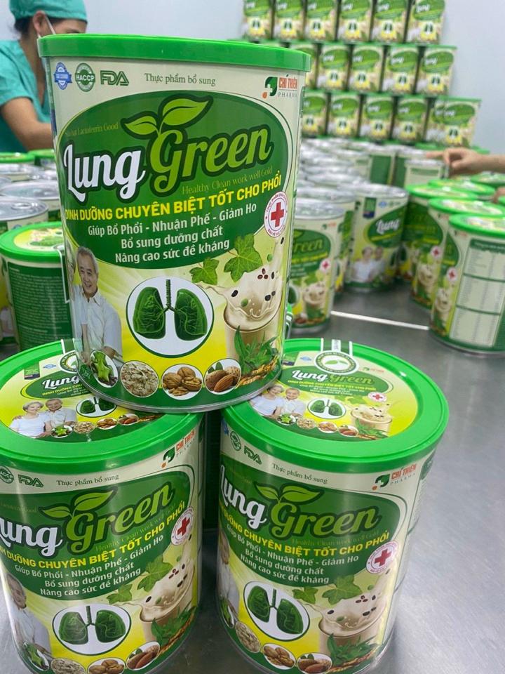SỮA BỔ PHỔI NGƯỜI LỚN - LUNG  GREEN -duoc-ban-tai-TRUNG TÂM TIÊM CHỦNG CÁT TƯỜNG