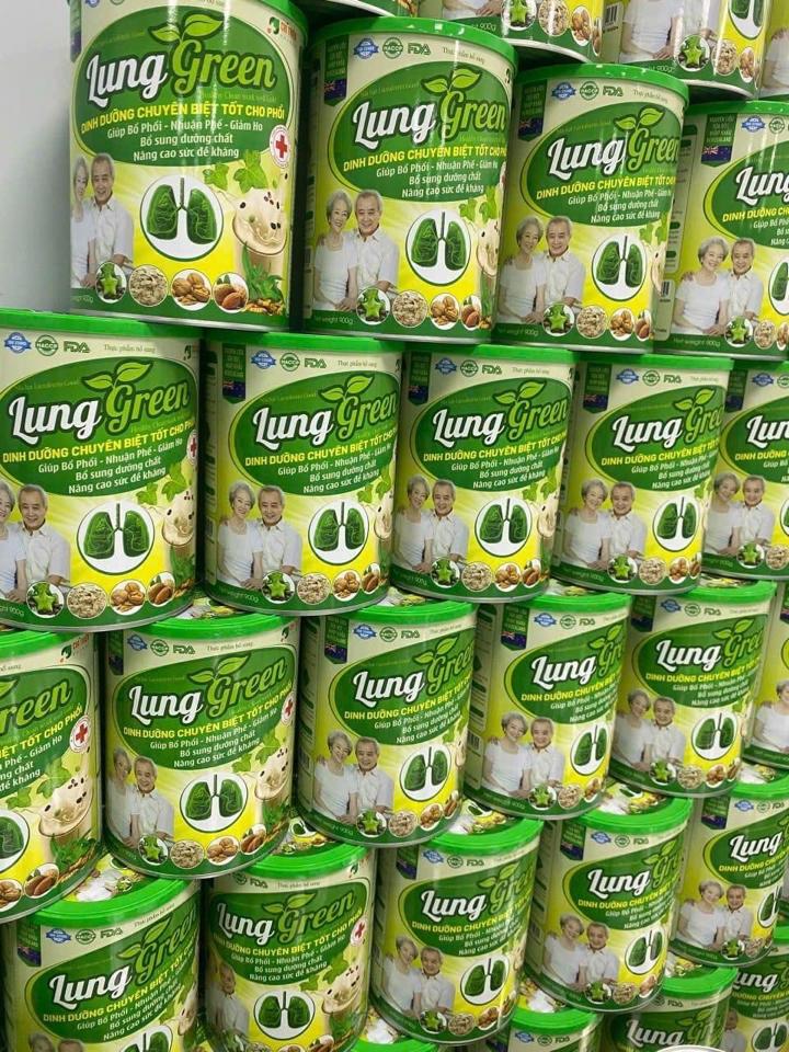 SỮA BỔ PHỔI NGƯỜI LỚN - LUNG  GREEN -duoc-ban-tai-TRUNG TÂM TIÊM CHỦNG CÁT TƯỜNG