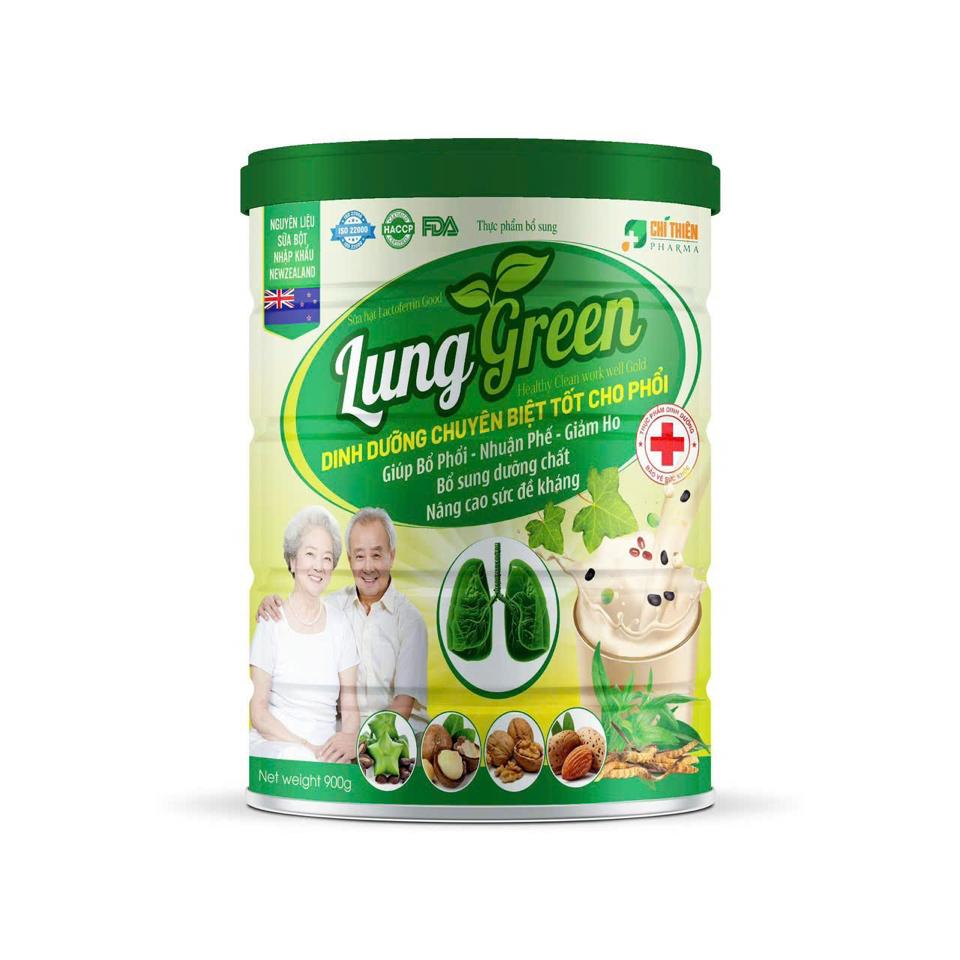 SỮA BỔ PHỔI NGƯỜI LỚN - LUNG  GREEN -duoc-ban-tai-TRUNG TÂM TIÊM CHỦNG CÁT TƯỜNG