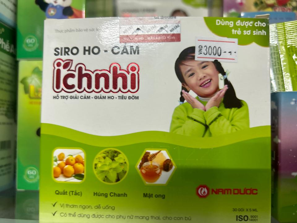 Siro ho cảm ích nhi gói-duoc-ban-tai-Thuốc Tây Thanh Thế