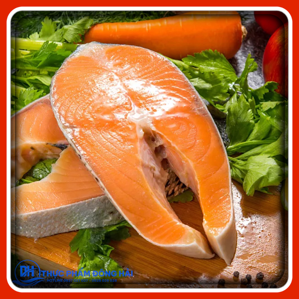 Cá Hồi NaUy/Chile cắt khoanh-duoc-ban-tai-Thực Phẩm Đông Hải