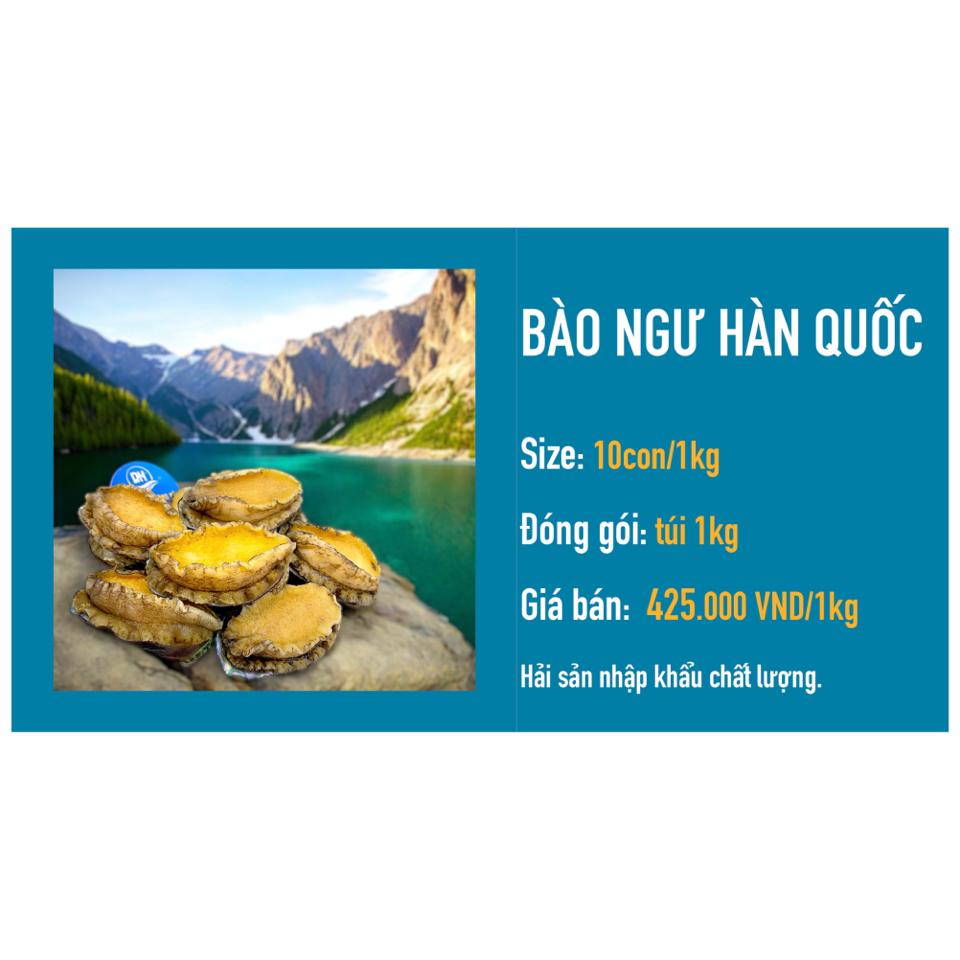 Bào ngư Hàn Quốc size 10 con-duoc-ban-tai-Thực Phẩm Đông Hải