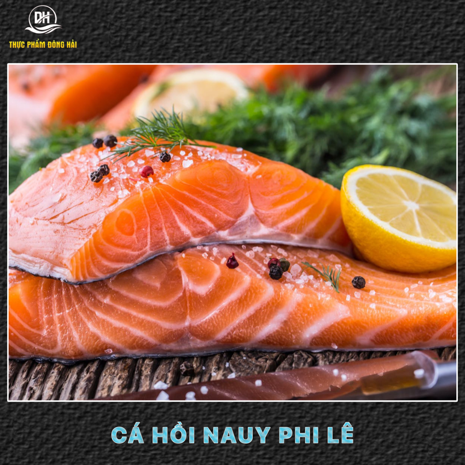 Cá hồi tươi Na uy phi lê Sashimi-duoc-ban-tai-Thực Phẩm Đông Hải