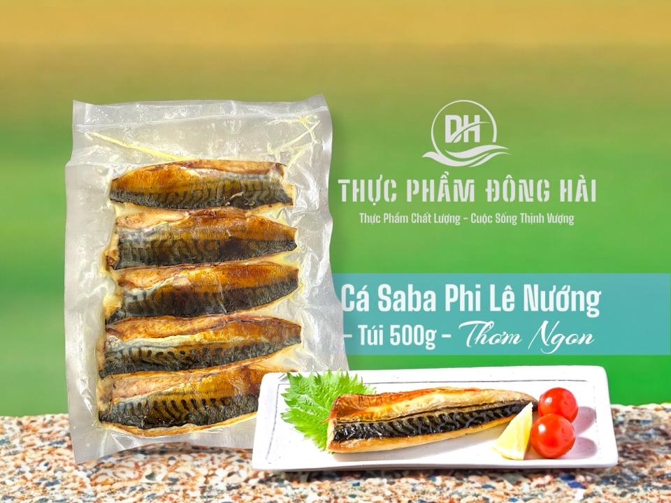Cá saba Nauy fillet nướng -duoc-ban-tai-Thực Phẩm Đông Hải