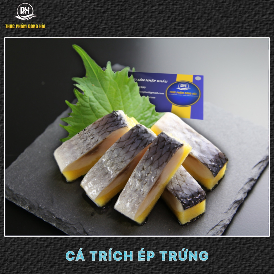 Cá trích ép trứng (1 thanh 160g)-duoc-ban-tai-Thực Phẩm Đông Hải