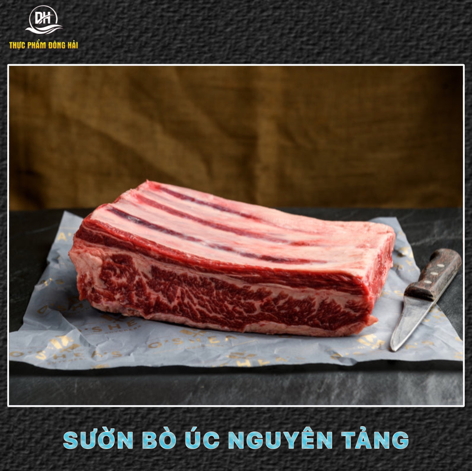 Sườn bò úc nguyên tảng ( từ 2kg đến 3kg/tảng)-duoc-ban-tai-Thực Phẩm Đông Hải