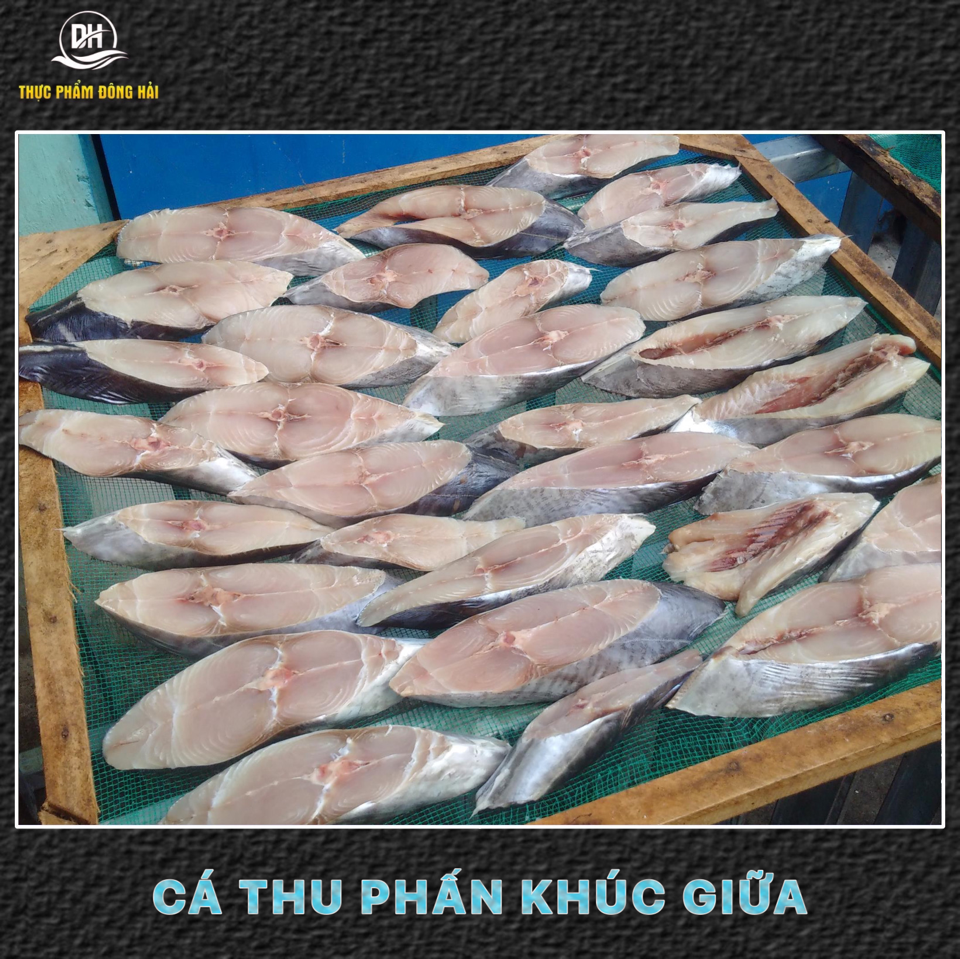 Cá thu khúc giữa khoanh lớn -duoc-ban-tai-Thực Phẩm Đông Hải