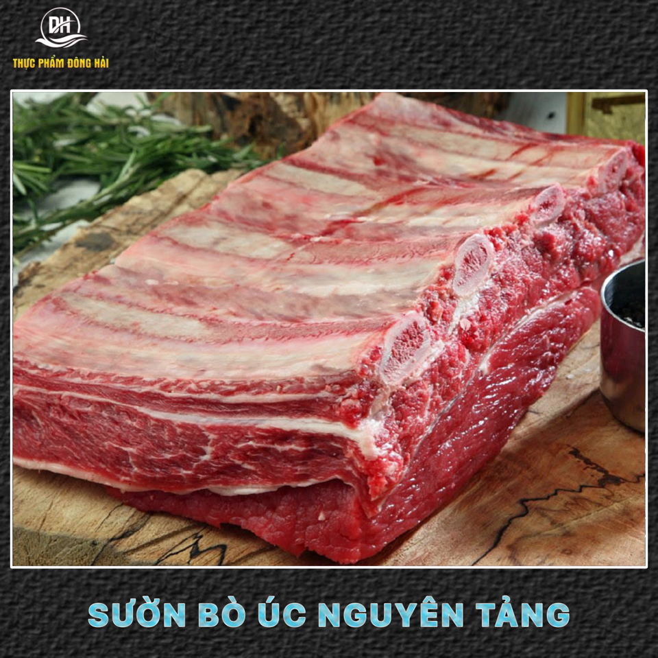 Sườn bò úc nguyên tảng ( từ 2kg đến 3kg/tảng)-duoc-ban-tai-Thực Phẩm Đông Hải