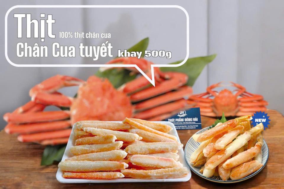 Thịt chân cua tuyết -duoc-ban-tai-Thực Phẩm Đông Hải