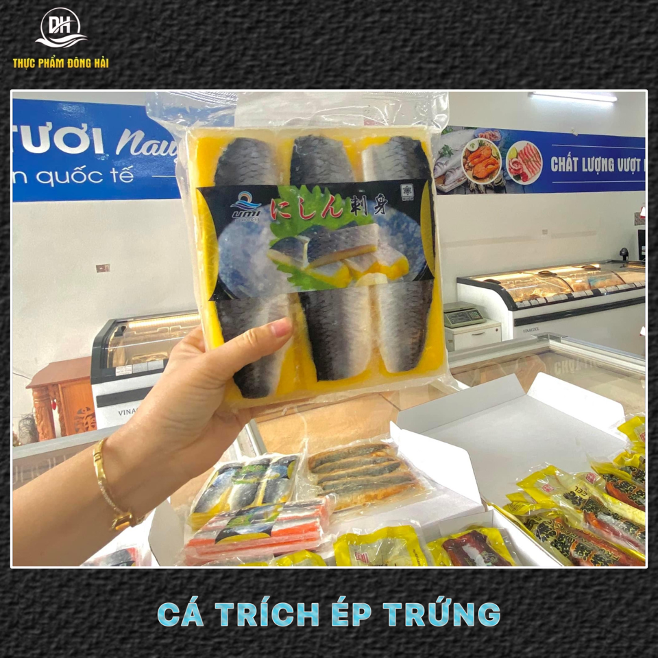 Cá trích ép trứng (1 thanh 160g)-duoc-ban-tai-Thực Phẩm Đông Hải