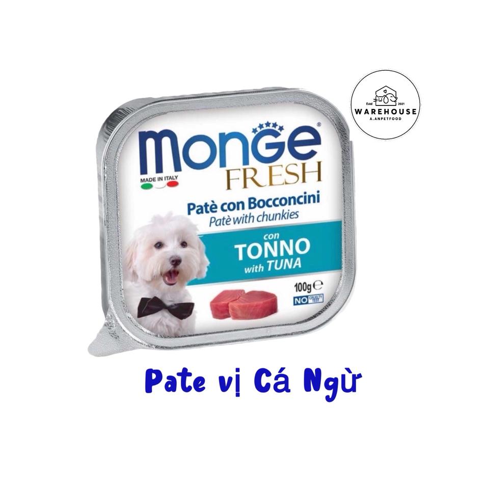 Monge - Pate cho Chó vị Cá Ngừ Hộp 100g-duoc-ban-tai-AAN PETFOOD WAREHOUSE