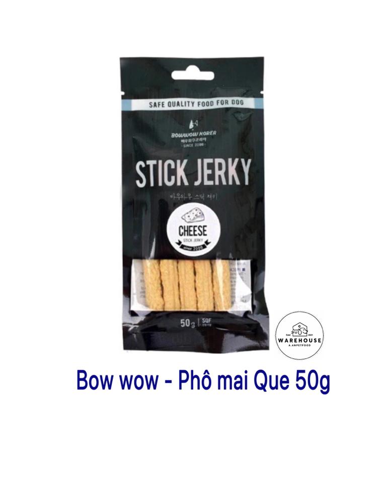 Bow wow - Phô mai que cho Chó & Mèo 50g-duoc-ban-tai-AAN PETFOOD WAREHOUSE