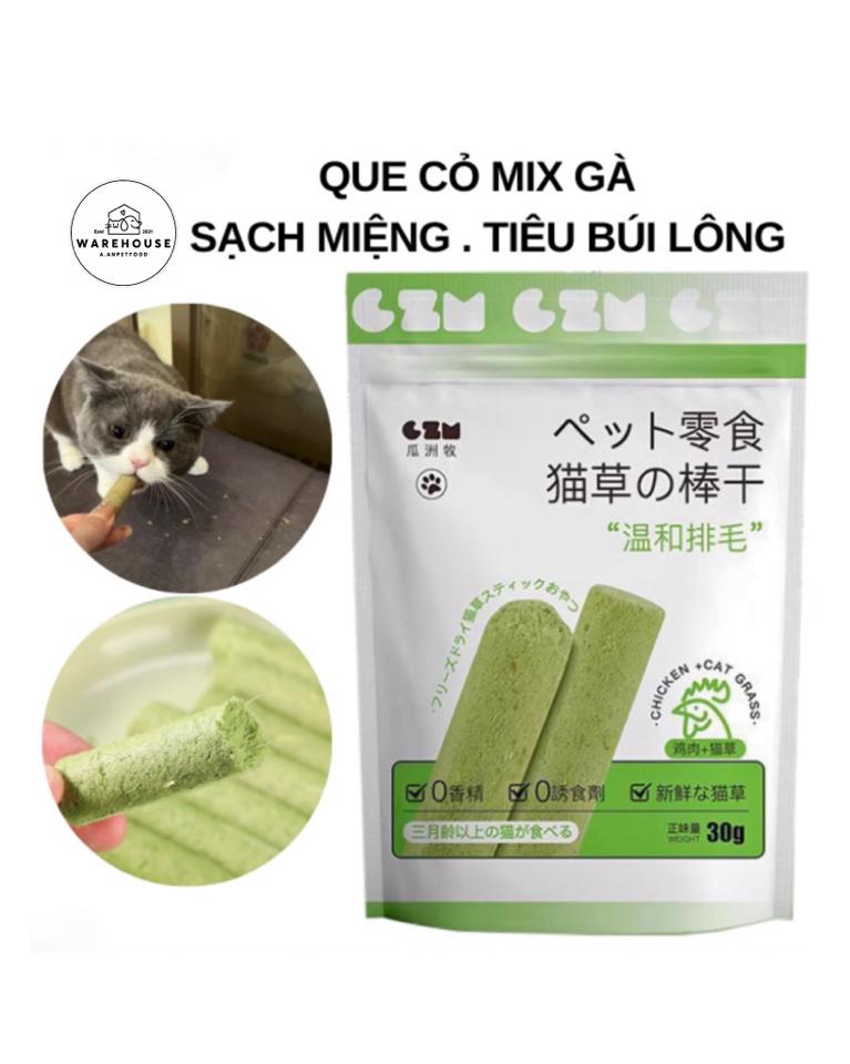 Catnip - Bánh Que cỏ mèo mix thịt gà 30g-duoc-ban-tai-AAN PETFOOD WAREHOUSE