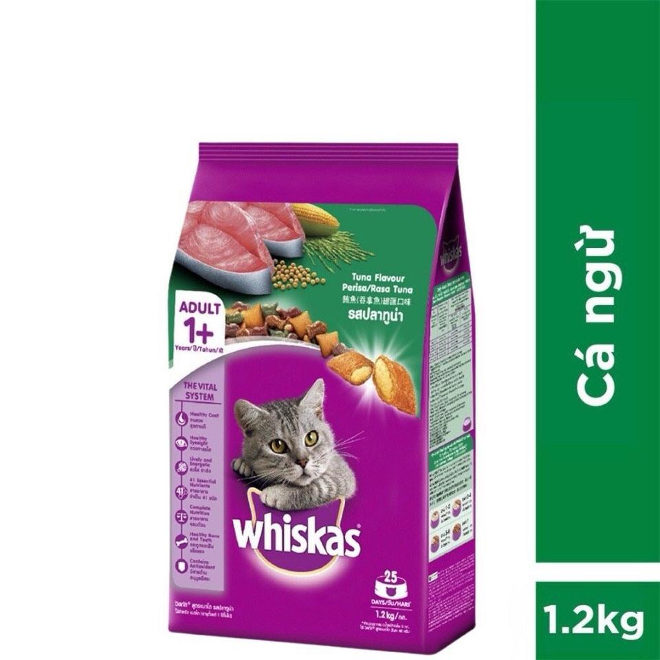 Whiskas - Thức ăn cho Mèo Trưởng thành vị Cá Ngừ 1.2kg-duoc-ban-tai-AAN PETFOOD WAREHOUSE