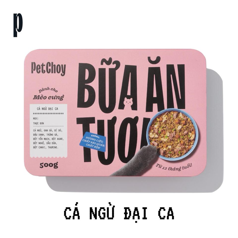 PetChoy - Pate Tươi cho Mèo & Chó vị Cá Ngừ Đại Ca 500g -duoc-ban-tai-AAN PETFOOD WAREHOUSE