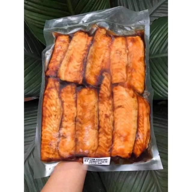 Lườn cá hồi tẩm gia vị-duoc-ban-tai-Shop cá hồi Thái Bình