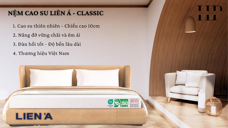 Cao su Liên Á Classic cao 5cm-duoc-ban-tai-CỬA HÀNG NỆM HỒNG PHÁT