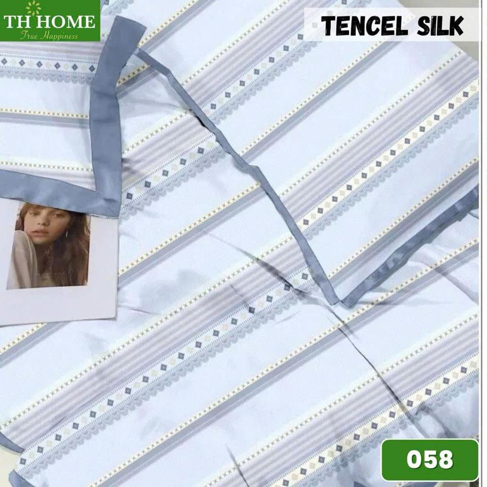 Bộ ga Tencel Silk TH- Home không mền-duoc-ban-tai-CỬA HÀNG NỆM HỒNG PHÁT