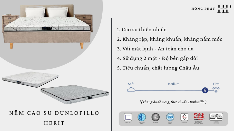Dunlopillo Herit-duoc-ban-tai-CỬA HÀNG NỆM HỒNG PHÁT