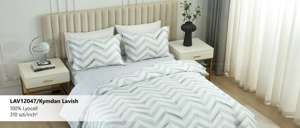 Bộ ga Tencel Lavish Kymdan kèm vỏ mền-duoc-ban-tai-CỬA HÀNG NỆM HỒNG PHÁT
